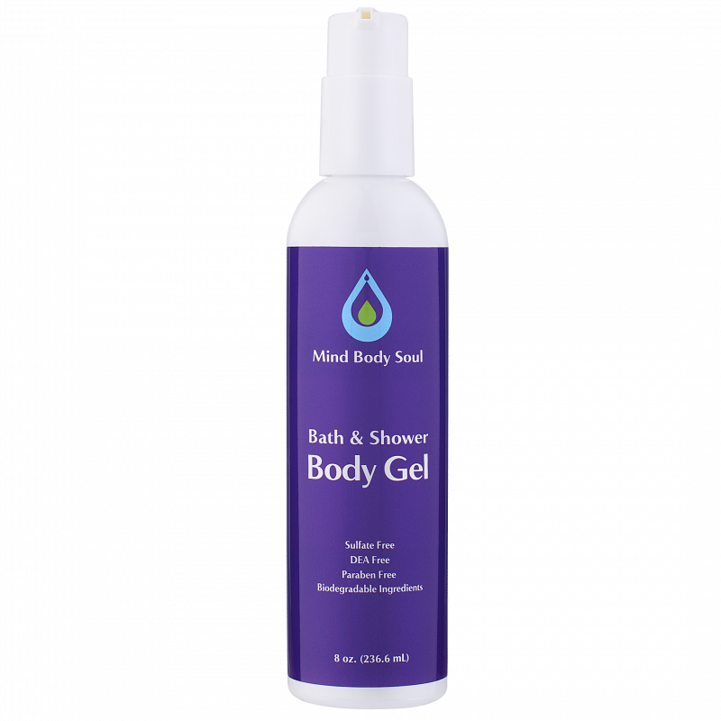 Bath and Shower Body Gel 8 oz by Mind Body Soul Oil