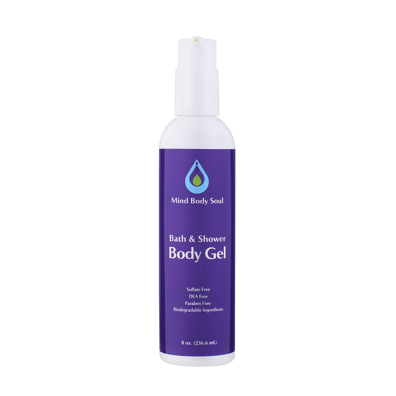 Bath and Shower Body Gel 8 oz by Mind Body Soul Oil