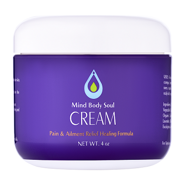 Mind Body Soul Oil Cream 4 ounce (118 mL) double-walled jar